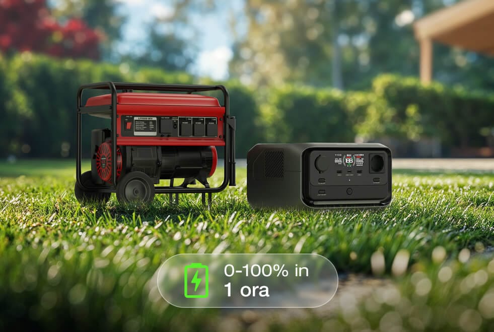 4 opzioni di ricarica, ricarica in tutta sicurezza dallo 0 al 100% in 1 ora