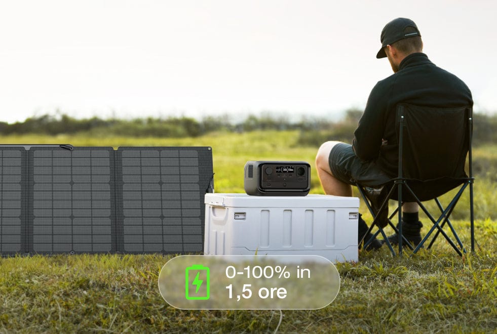 4 opzioni di ricarica, ricarica in tutta sicurezza dallo 0 al 100% in 1 ora