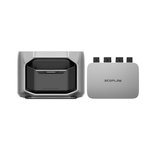 Batteria aggiuntiva intelligente EcoFlow DELTA Pro 3  EcoFlow Europe Batteria aggiuntiva intelligente DELTA Pro 3 + Microinverter PowerStream 800 W (Con Cavo)