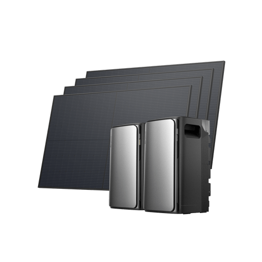 EcoFlow STREAM Ultra/Pro/Max STREAM Ultra 600W / STREAM AC Pro + 4 pannelli solari rigidi da 520 W