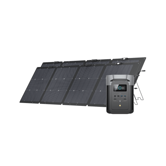 Generatore solare EcoFlow DELTA 2 (FV 220 W) Portable Power EcoFlow 2*220W + DELTA 2