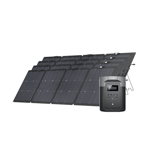 Generatore solare EcoFlow DELTA 2 Max (FV 220 W) Bundles EcoFlow Europe 4*220W + DELTA 2 Max