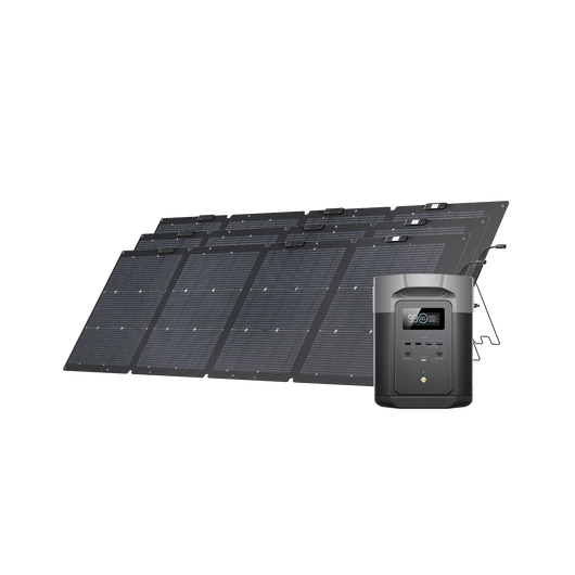 Generatore solare EcoFlow DELTA 2 Max (FV 220 W) Bundles EcoFlow Europe 3*220W + DELTA 2 Max