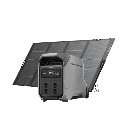 Generatore solare EcoFlow DELTA Pro 3 (portatile FV 400 W) EcoFlow Europe DELTA Pro 3 + Pannello solare portatile da 400 W EcoFlow