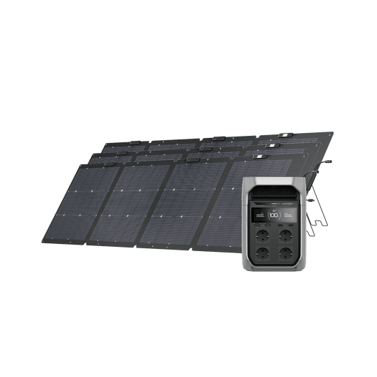 Generatore solare serie EcoFlow DELTA 3 (FV 220 W) Bundles EcoFlow Italia DELTA 3 Plus 3 x Pannelli solari portatili da 220 W