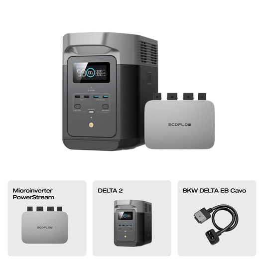 Power Station Portatile EcoFlow DELTA 2 (ricondizionata)  EcoFlow DELTA 2 (Prodotto ricondizionato) + PowerStream 800 W (Prezzo per membri)