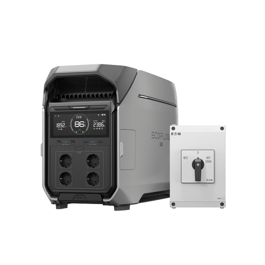 Power station portatile EcoFlow DELTA Pro 3 EcoFlow Europe DELTA Pro 3 + Interruttore di trasferimento manuale