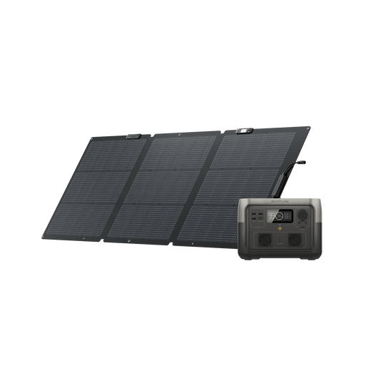 Power Station Portatile EcoFlow RIVER 2 Max EcoFlow Italia RIVER 2 Max + Pannello Solare da 160 W