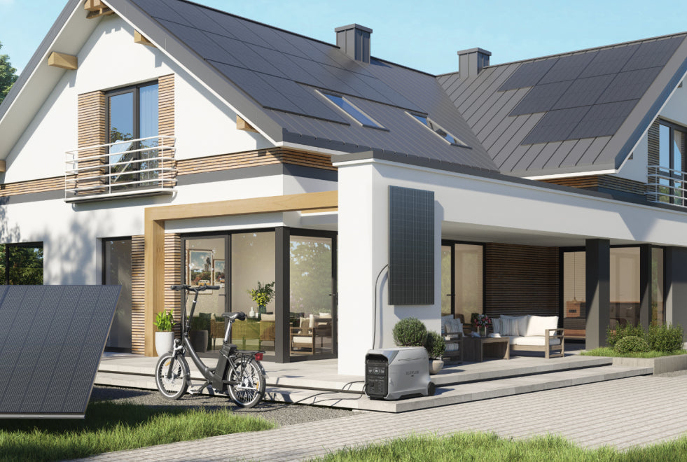 Con il Microinverter PowerStream, colleghi EcoFlow DELTA Pro 3 a casa tua