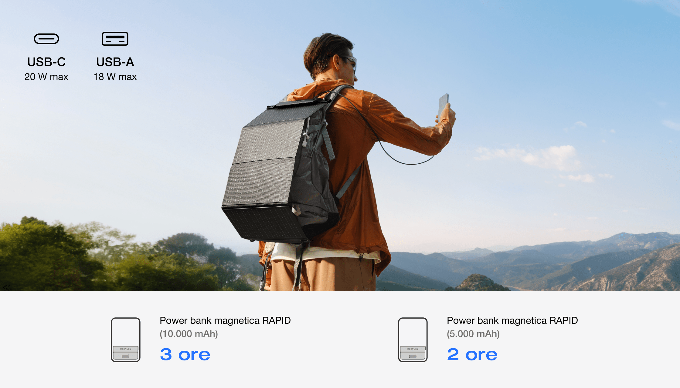 Power bank magnetica RAPID