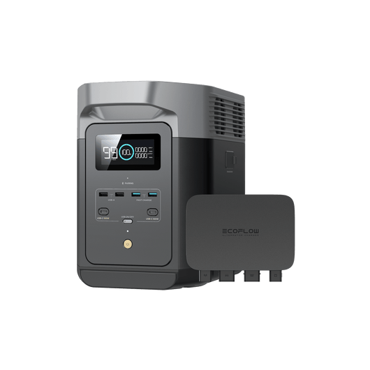 Caricabatterie per alternatore da 800 W EcoFlow + EcoFlow DELTA 2  EcoFlow Europe Caricabatterie per alternatore + DELTA 2  