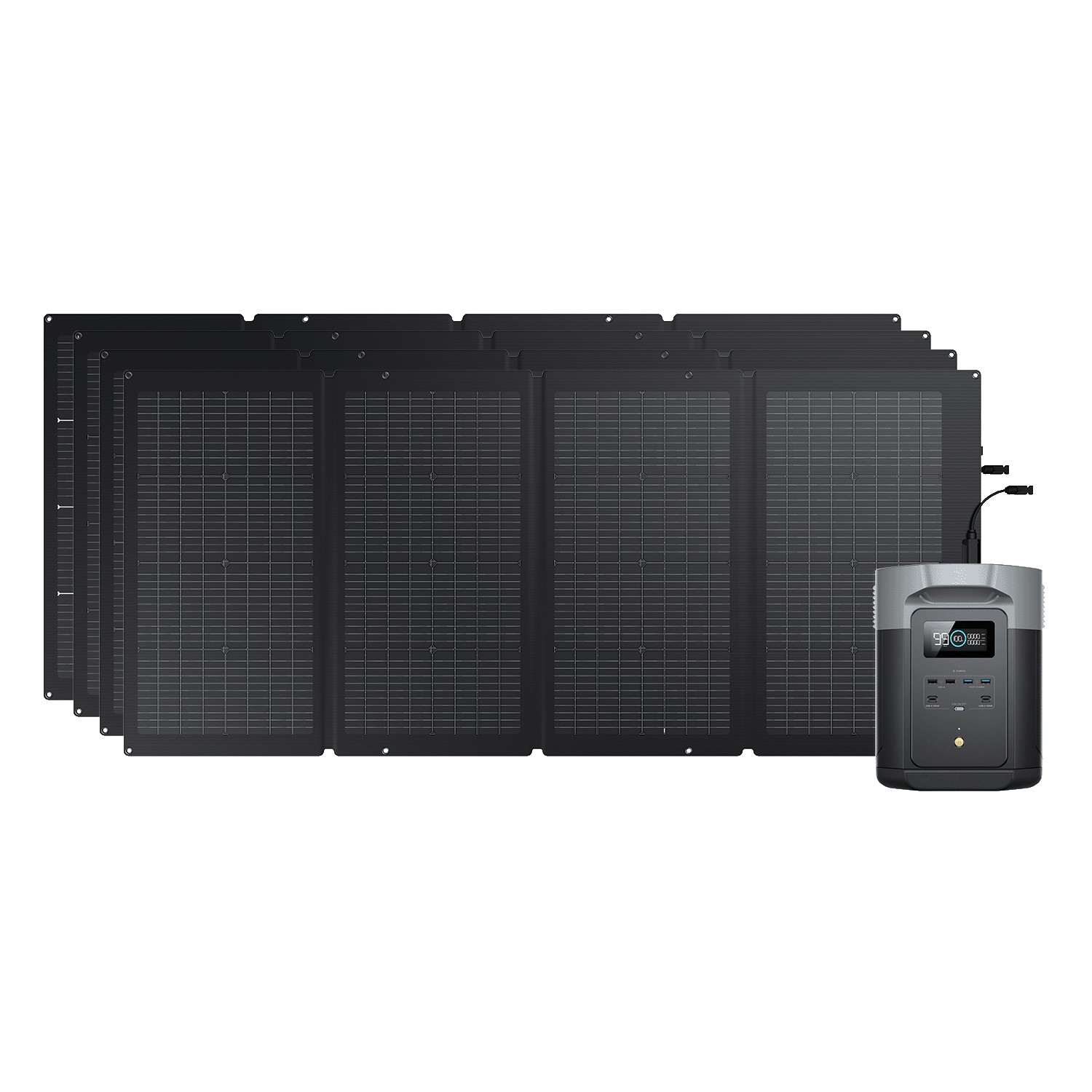 Generatore solare EcoFlow DELTA 2 Max (FV 220 W) Bundles EcoFlow Europe 4*220W + DELTA 2 Max  