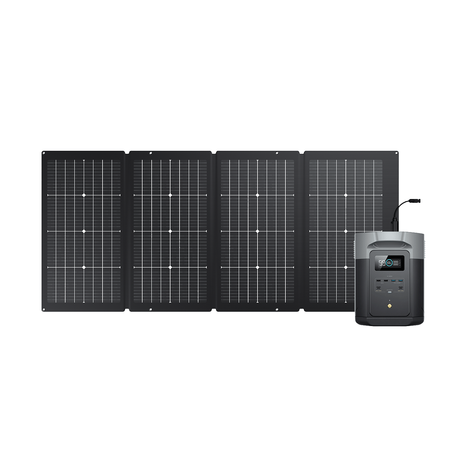 Generatore solare EcoFlow DELTA 2 Max (FV 220 W) Bundles EcoFlow Europe 1*220W + DELTA 2 Max  