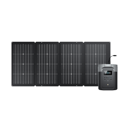 Generatore solare EcoFlow DELTA 2 Max (FV 220 W) Bundles EcoFlow Europe 1*220W + DELTA 2 Max  