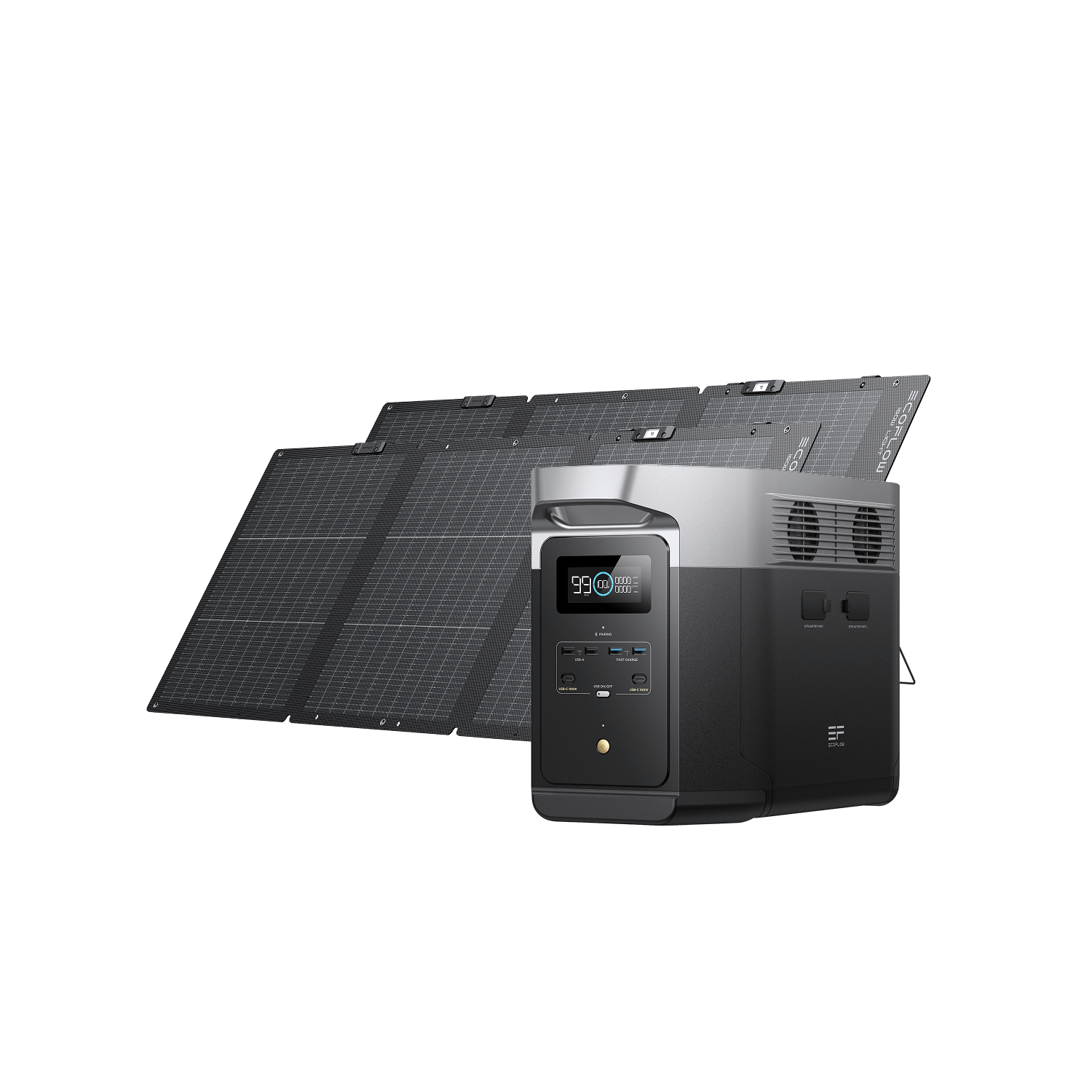 Generatore solare EcoFlow DELTA 2 Max (FV 160 W) Bundles EcoFlow Europe 2*160W + DELTA 2 Max