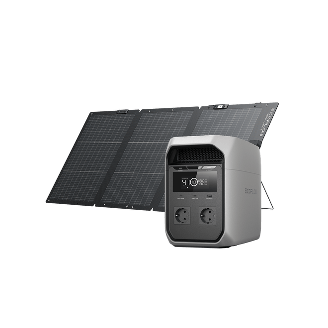 EcoFlow DELTA 3 Classic (1024Wh) Power station portatile Portable Power EcoFlow Italia DELTA 3 Classic + Pannello solare portatile da 160 W