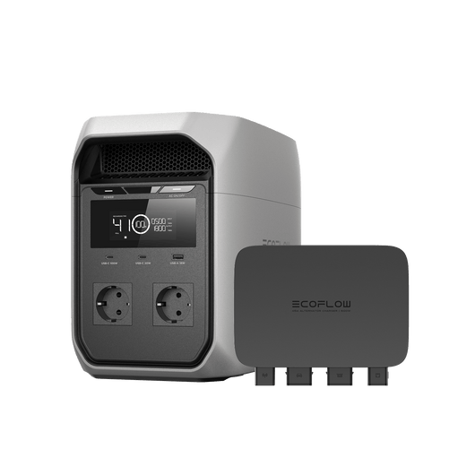 EcoFlow DELTA 3 Classic (1024Wh) Power station portatile Caricabatterie per alternatore EcoFlow da 500 W