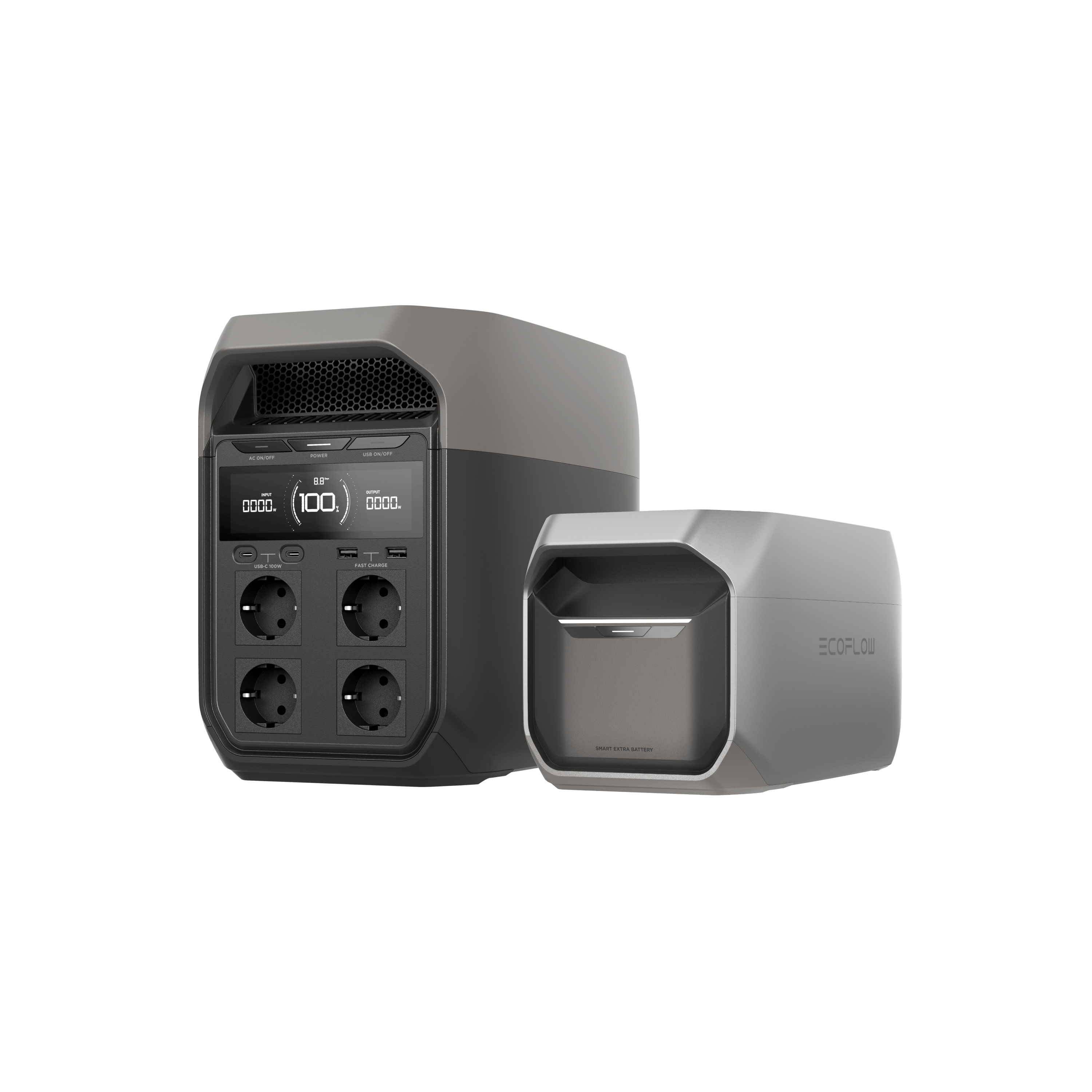 EcoFlow Delta 3 Plus + Batteria aggiuntiva intelligente Delta 3 Plus
