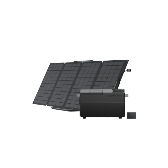 EcoFlow GLACIER + batteria GLACIER Plug-in  EcoFlow Europe GLACIER + batteria GLACIER Plug-in + pannello solare da 110W  