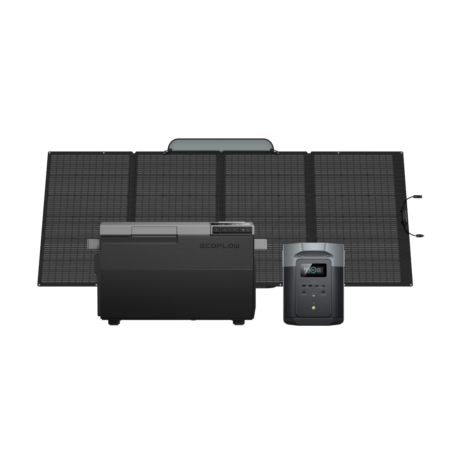 EcoFlow GLACIER + EcoFlow DELTA 2 Max  EcoFlow Europe GLACIER + DELTA 2 Max + Pannello Solare 400W  