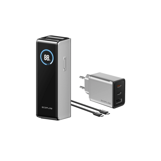 EcoFlow Kit di Ricarica Rapida RAPID 25.000 mAh+ 65W GaN Charger