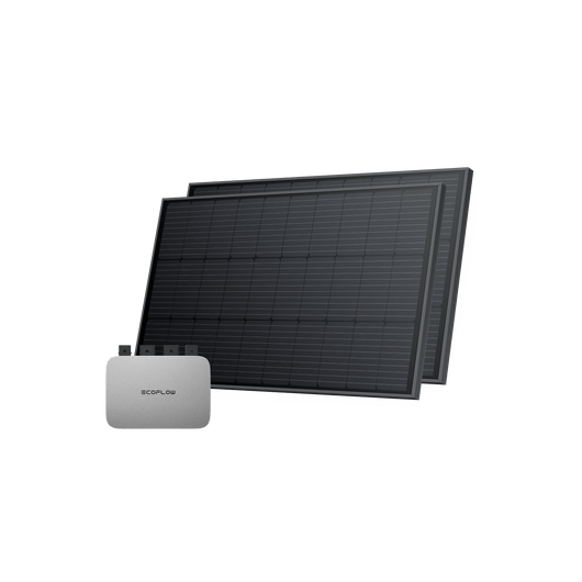 EcoFlow PowerStream Kit solar para balcones 800W - pannelli solari rigidi da 400 W BKW Bundle EcoFlow Italia PowerStream da 600 W + 2 pannelli solari rigidi da 400 W / 