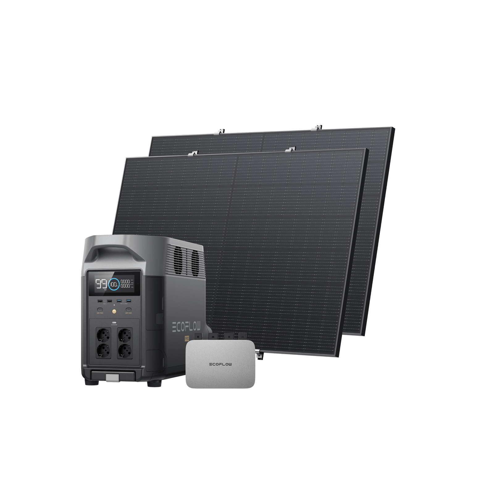 EcoFlow PowerStream Fotovoltaico da Balcone con deposito 800W - DELTA Pro  (3 kWh) BKW Bundle EcoFlow Italia   