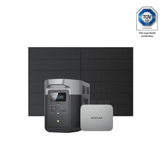 EcoFlow PowerStream Fotovoltaico da Balcone con deposito 800W - DELTA 2 Max (2 kWh) BKW Bundle EcoFlow Germany   