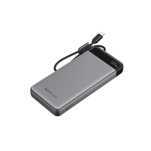 EcoFlow RAPID Power Bank (20K, 45W, Built-in Cable) Power Bank EcoFlow Italia Nero