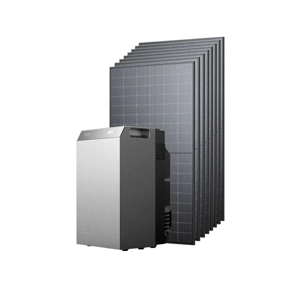 EcoFlow STREAM 5000 EcoFlow Italia STREAM 5000 + 8 pannelli solari rigidi da 500 W