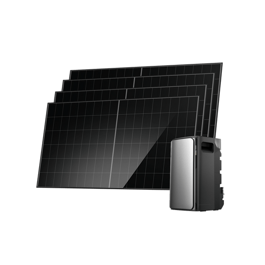 EcoFlow STREAM Ultra/Pro/Max Fotovoltaico con Accumulo STREAM Ultra 800W / 4 pannelli solari rigidi da 500 W