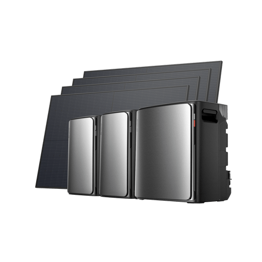 EcoFlow STREAM Ultra X Fotovoltaico con Accumulo BKW II EcoFlow Italia STREAM Ultra X 2 × STREAM Max + 4 pannello solare rigido da 450 W