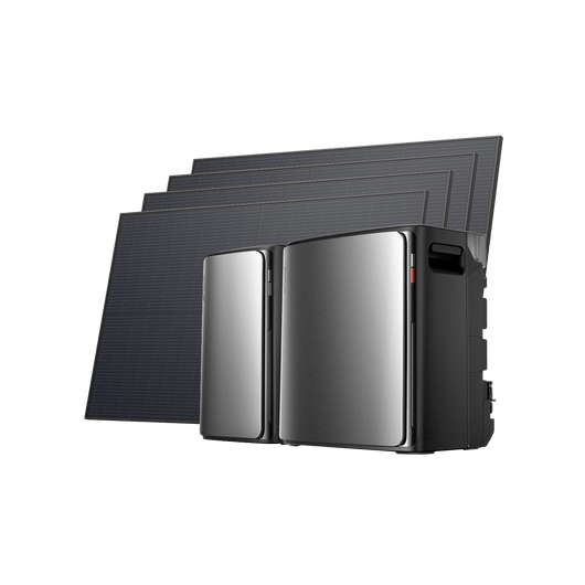 EcoFlow STREAM Ultra X Fotovoltaico con Accumulo BKW II EcoFlow Italia STREAM Ultra X STREAM Max + 4 pannello solare rigido da 450 W