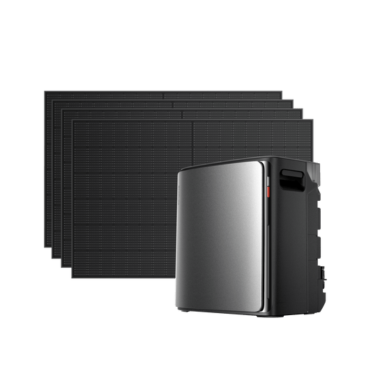 EcoFlow STREAM Ultra X Fotovoltaico con Accumulo BKW II EcoFlow Italia STREAM Ultra X 4 pannello solare rigido da 400 W