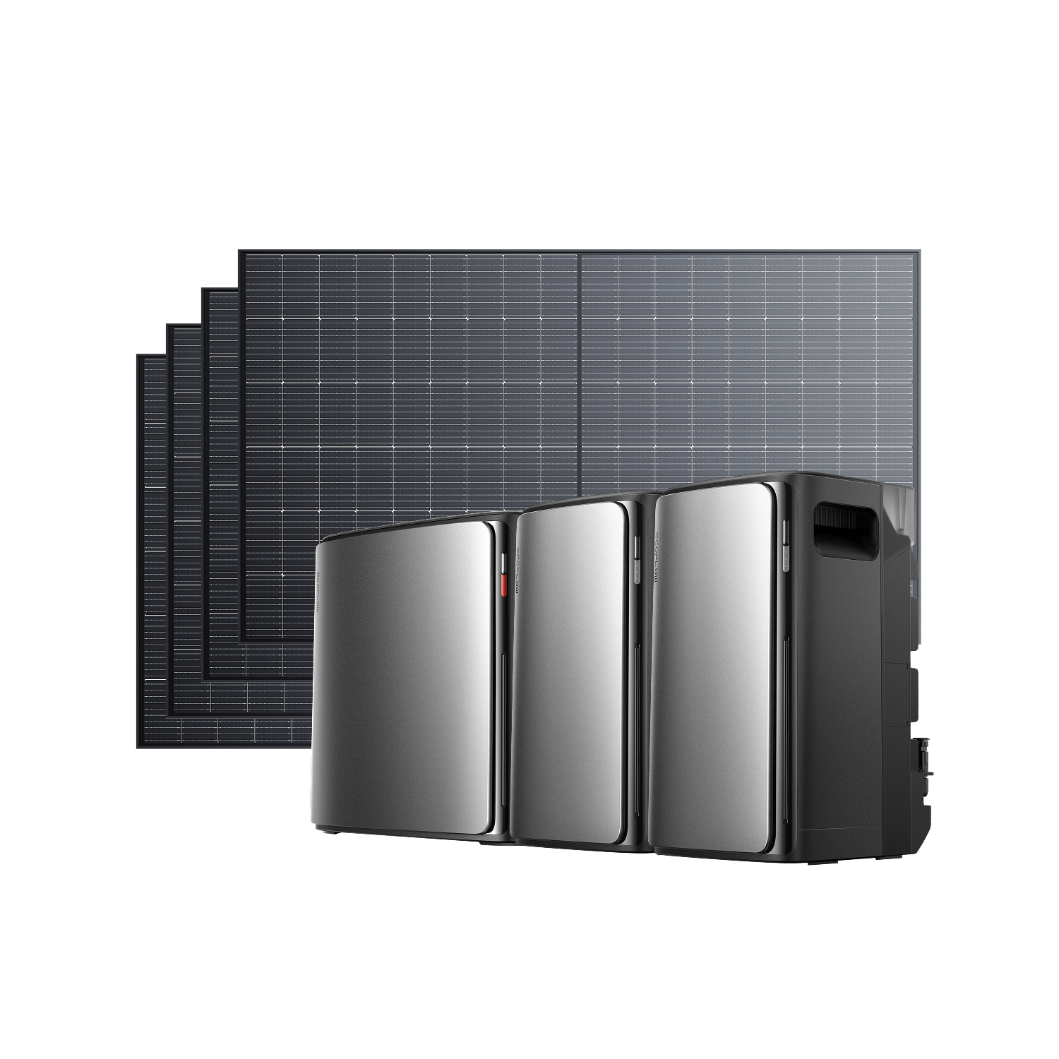 EcoFlow STREAM Ultra X Fotovoltaico con Accumulo STREAM Ultra X / 2 × STREAM Pro + 4 pannello solare rigido da 500 W