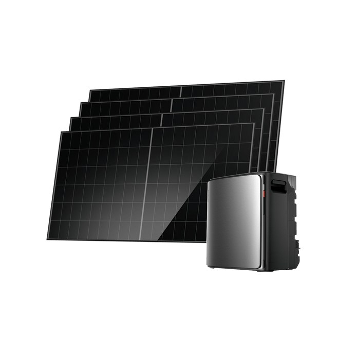 EcoFlow STREAM Ultra X Fotovoltaico con Accumulo STREAM Ultra X / 4 pannello solare rigido da 500 W