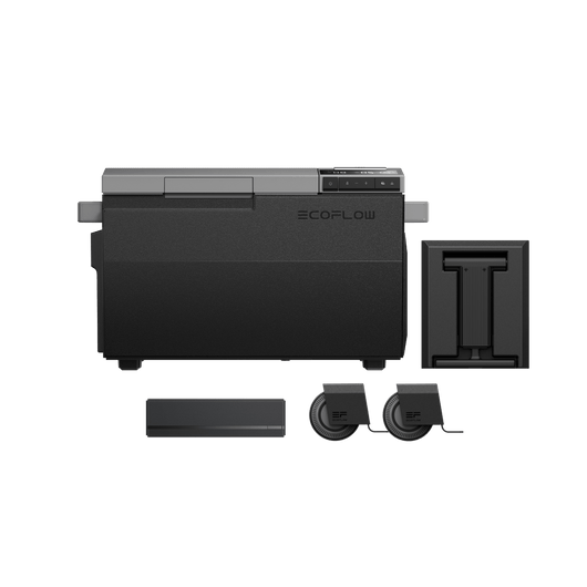 Frigorifero Portatile EcoFlow GLACIER  EcoFlow Europe GLACIER + batteria GLACIER Plug-in + Ruote e leva staccabili  