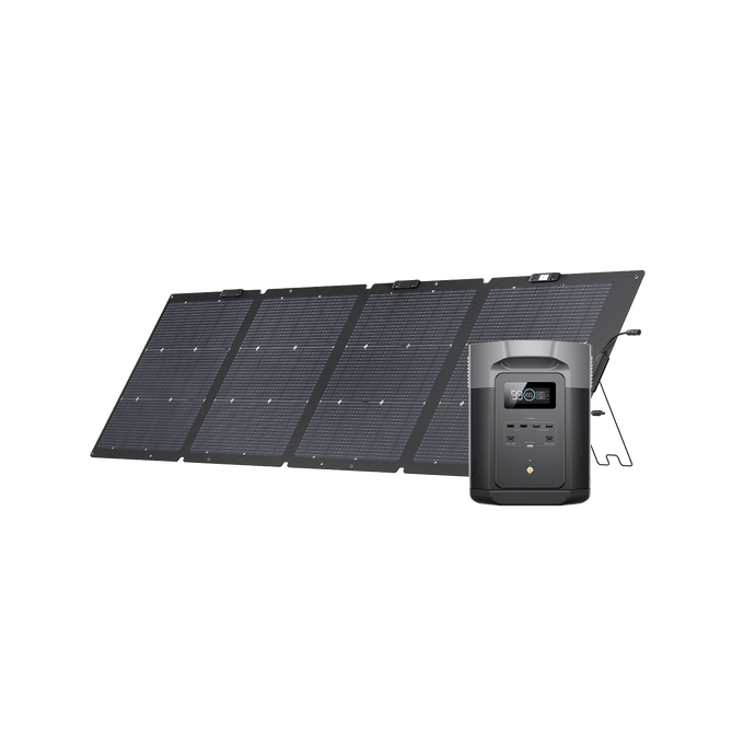 Generatore solare EcoFlow DELTA 2 Max (FV 220 W) Bundles EcoFlow Europe 1*220W + DELTA 2 Max
