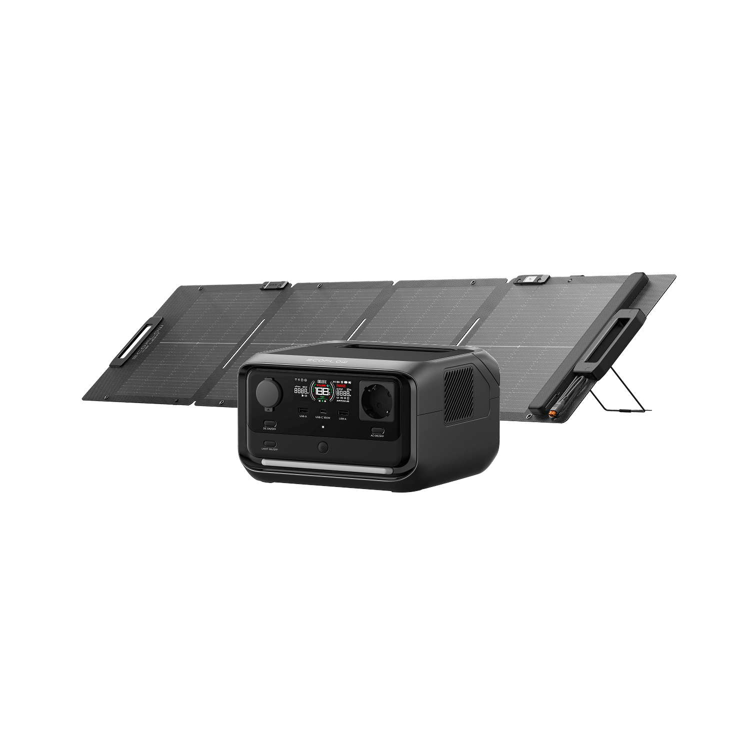 Generatore solare EcoFlow RIVER 3 Plus Bundles EcoFlow Italia RIVER 3 Plus Pannello Solare Portatile da 110 W