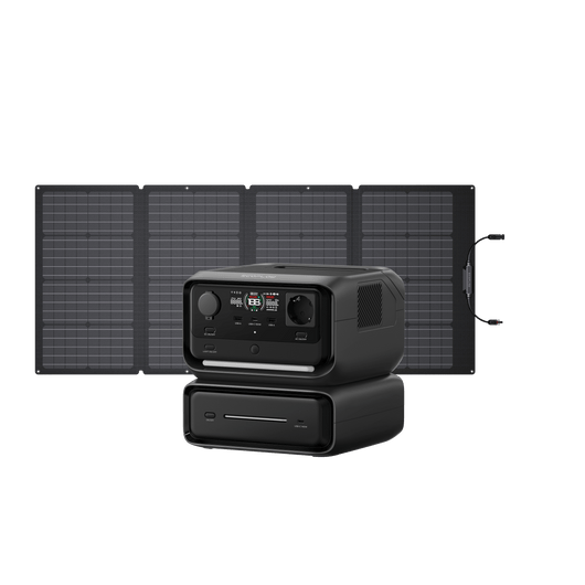 Generatore solare EcoFlow RIVER 3 Plus (FV 60 W) Bundles EcoFlow Italia RIVER 3 Max Pannello Solare Portatile da 160 W