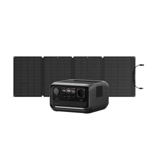 Generatore solare EcoFlow RIVER 3 Plus (FV 60 W) Bundles EcoFlow Italia RIVER 3 Plus Pannello Solare Portatile da 110 W