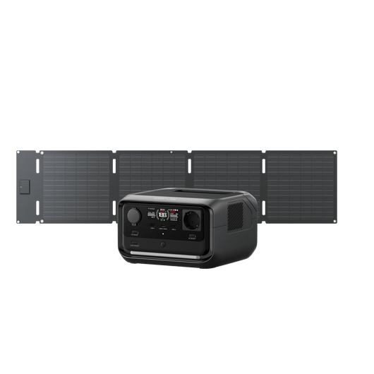 Power station portatile EcoFlow RIVER 3 Plus Portable Power EcoFlow Italia RIVER 3 Plus + Pannello solare portatile da 60 W (tipo C) /