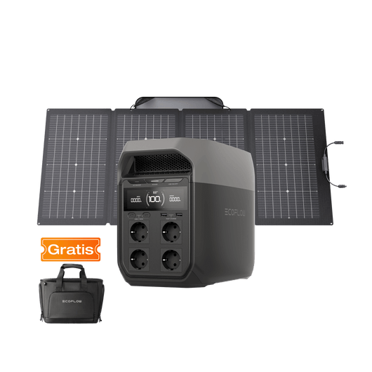 Generatore solare serie EcoFlow DELTA 3 (FV 220 W) Bundles EcoFlow Italia DELTA 3 1 x Pannello solare portatile da 220 W