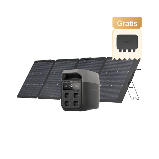 Generatore solare serie EcoFlow DELTA 3 (FV 220 W) Bundles EcoFlow Italia DELTA 3 1 x Pannello solare portatile da 220 W