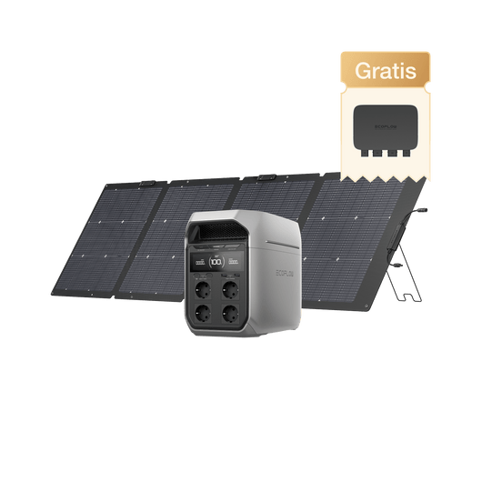 Generatore solare serie EcoFlow DELTA 3 (FV 220 W) Bundles EcoFlow Italia DELTA 3 Plus 1 x Pannello solare portatile da 220 W