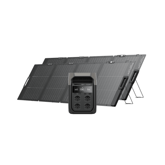 Generatore solare serie EcoFlow DELTA 3 (FV 220 W) DELTA 3 / 2 x Pannelli solari portatili da 220 W
