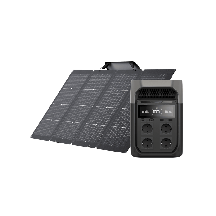 Generatore solare serie EcoFlow DELTA 3 (FV 220 W) Bundles EcoFlow Italia DELTA 3 1 x Pannello solare portatile da 220 W