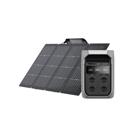 Generatore solare serie EcoFlow DELTA 3 (FV 220 W) Bundles EcoFlow Italia DELTA 3 Plus 1 x Pannello solare portatile da 220 W