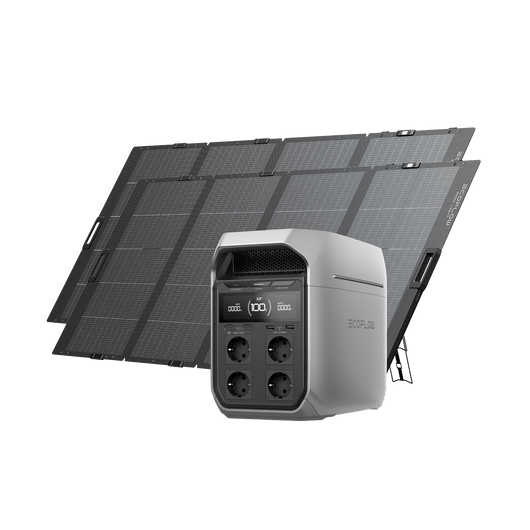 Generatore solare serie EcoFlow DELTA 3 (FV 400 W) DELTA 3 Plus / 2 x Pannelli solari portatili da 400 W