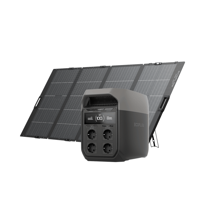 Generatore solare serie EcoFlow DELTA 3 (FV 400 W) DELTA 3 / 1 x Pannello solare portatile da 400 W